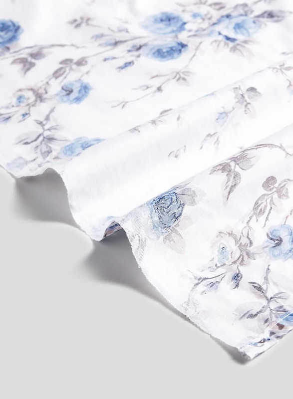 Aceir 2-Piece 180 TC Premium Collection Printed Cotton Bedsheet Set, 1 Bedsheet + 1 Pillow Case Conch, Small, Single, Multicolour