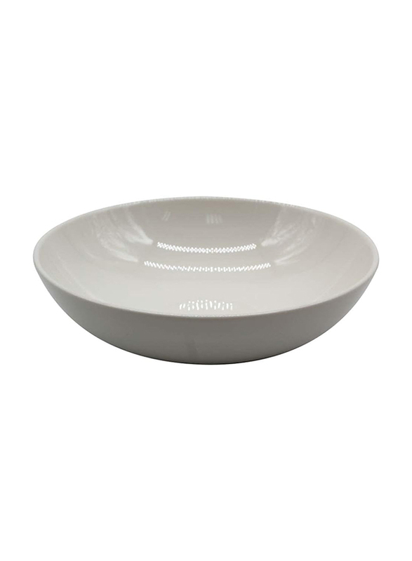 Qualitier 17cm Porcelain Fine Plus Low Bowl, Grey