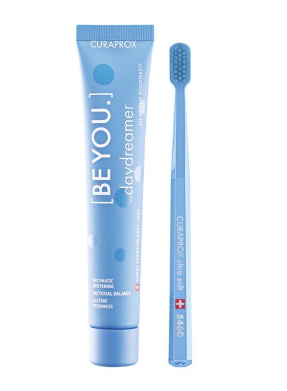 

Curaprox Be You Blackberry-Liquorice Toothbrush & Toothpaste Set, 2 Pieces