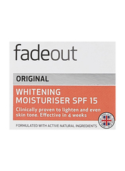 Fade Out Spf 15 White Original Whitening Moisturiser Cream, 50ml