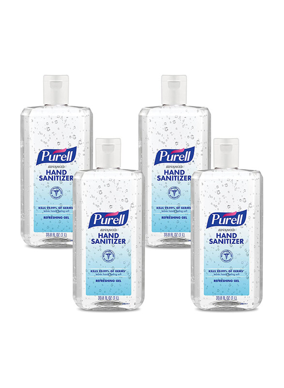 

Purell Advanced Refreshing Gel Hand Sanitizer, 4 Pieces