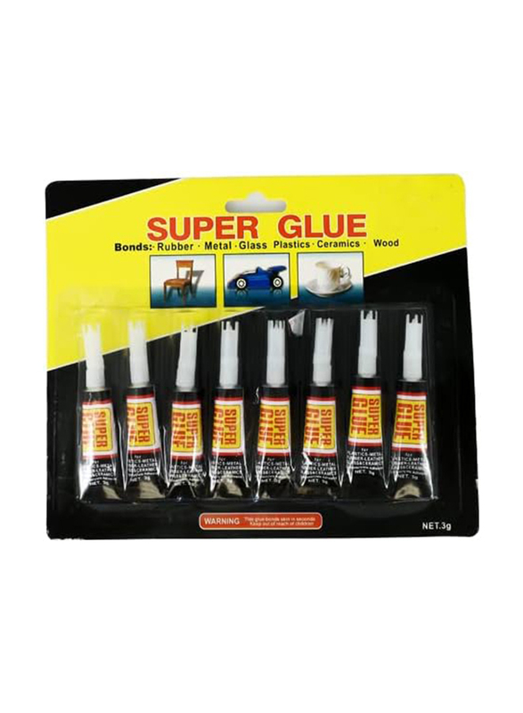 Rahalife 8-Piece Super Glue, White