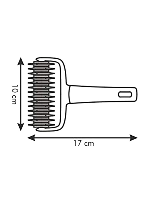 Tescoma Plastic Delicia Textured Rolling Pin, 630044, Multicolour