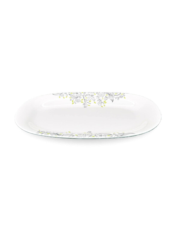 

Malaplast Thailand 10-inch Ceramic Round Platter, White