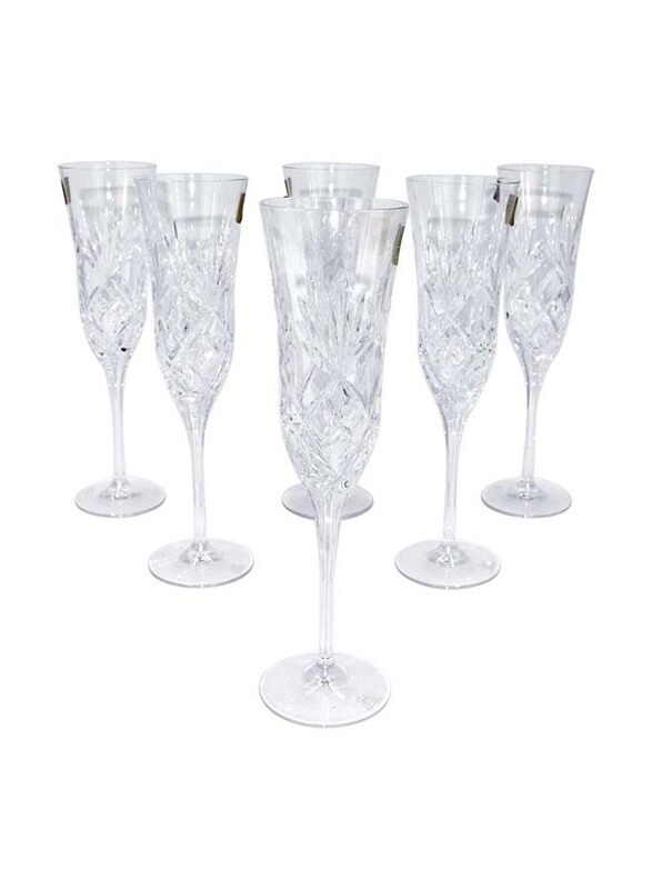 

Rcr 6-Piece Flute Glass, Clear
