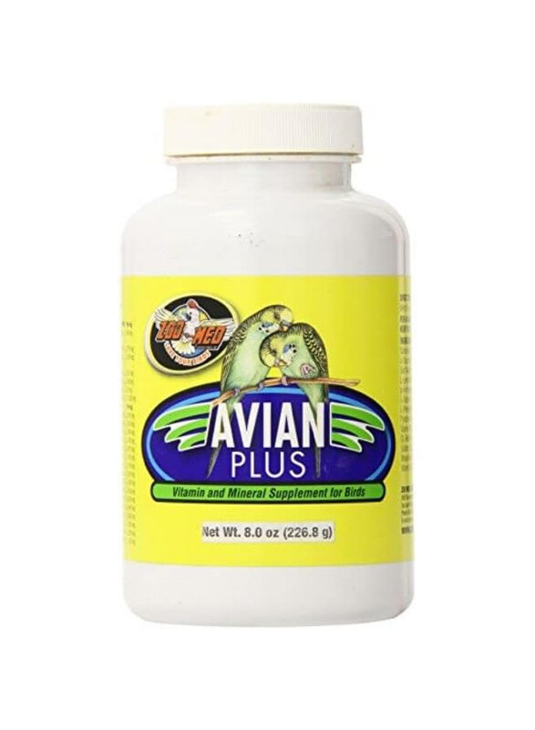 

Zoo Med Avian Plus Vitamin & Mineral Supplement for Birds, 8 Oz