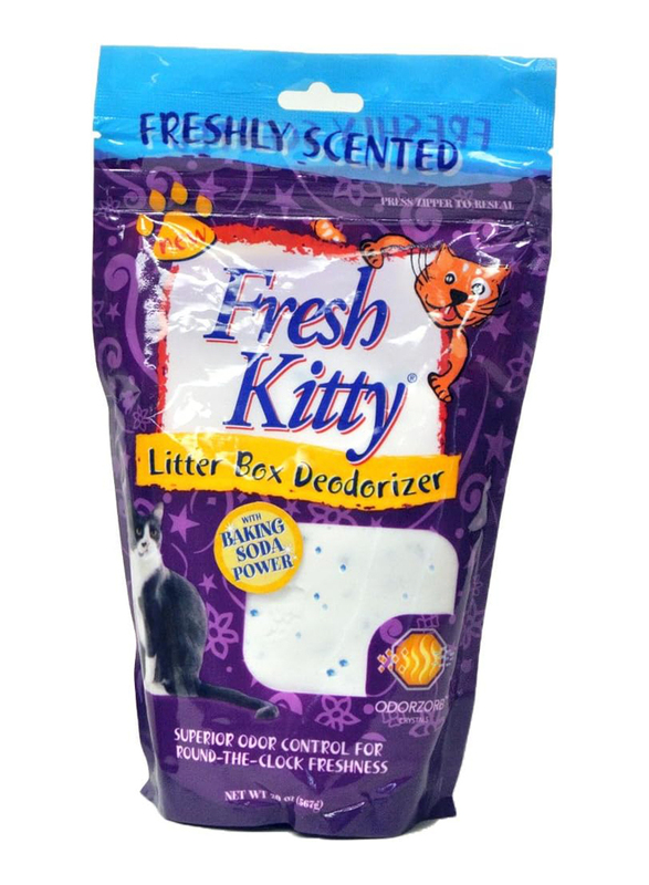 Fresh Kitty Deodorizer Litter Box, 20 Oz, Multicolour