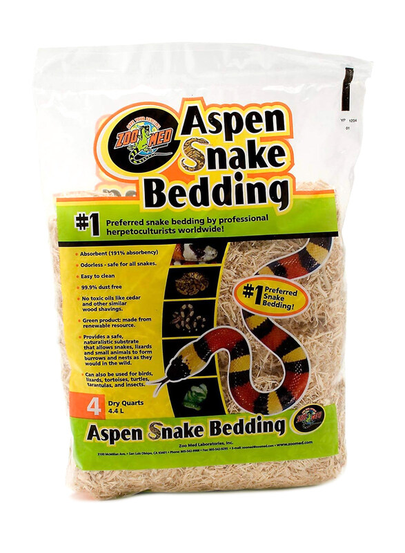 

Zoo Med Aspen Snake Bedding, SB-4, 4.4L