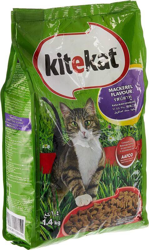 

Kitekat Mackerel Dry Cat Food, 1.4 Kg