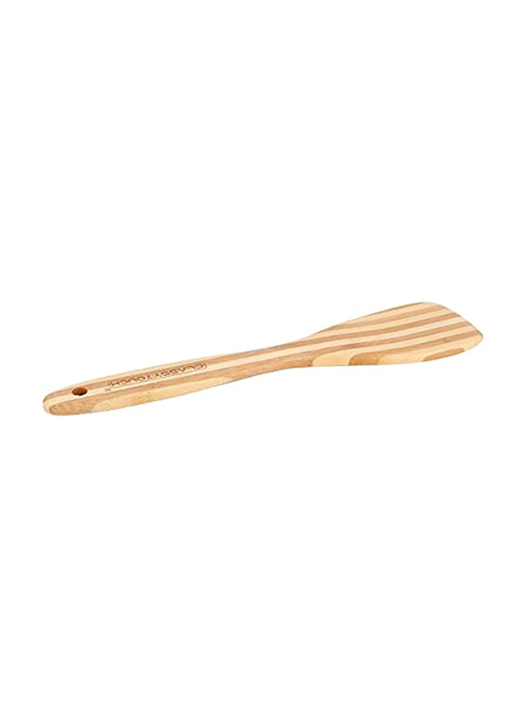 Classy Touch Premium Bamboo Curved Spatula, Beige