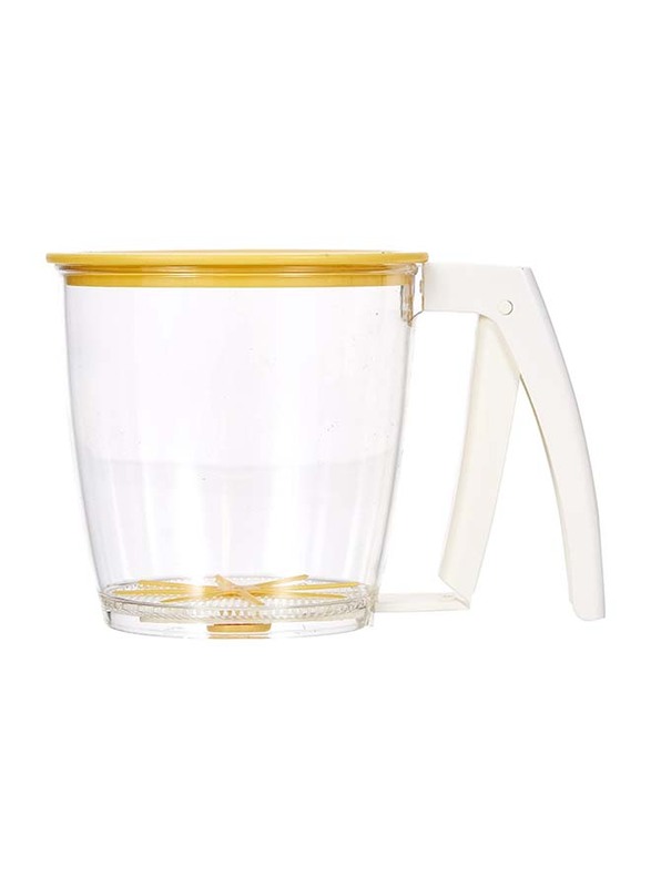 Tescoma Mechanic Sieve Sifters, Yellow/White/Clear