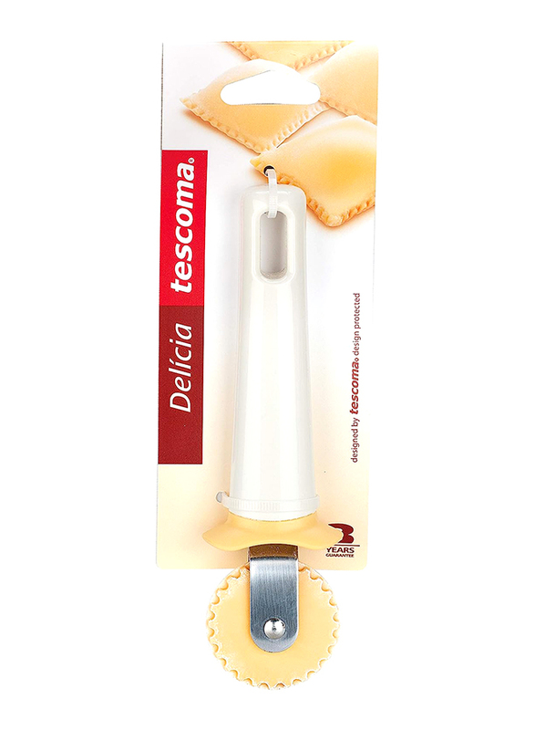 Tescoma Delicia Pastry Crimper, 630021, White/Yellow