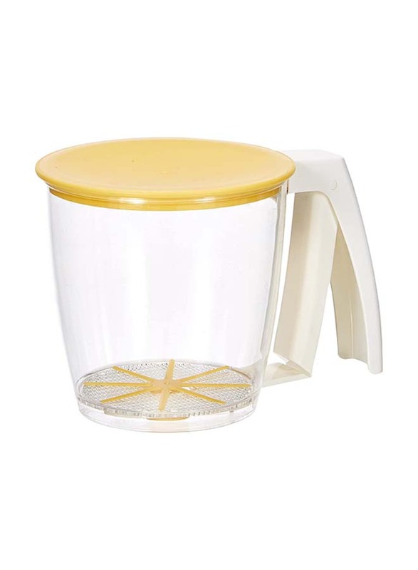 Tescoma Mechanic Sieve Sifters, Yellow/White/Clear