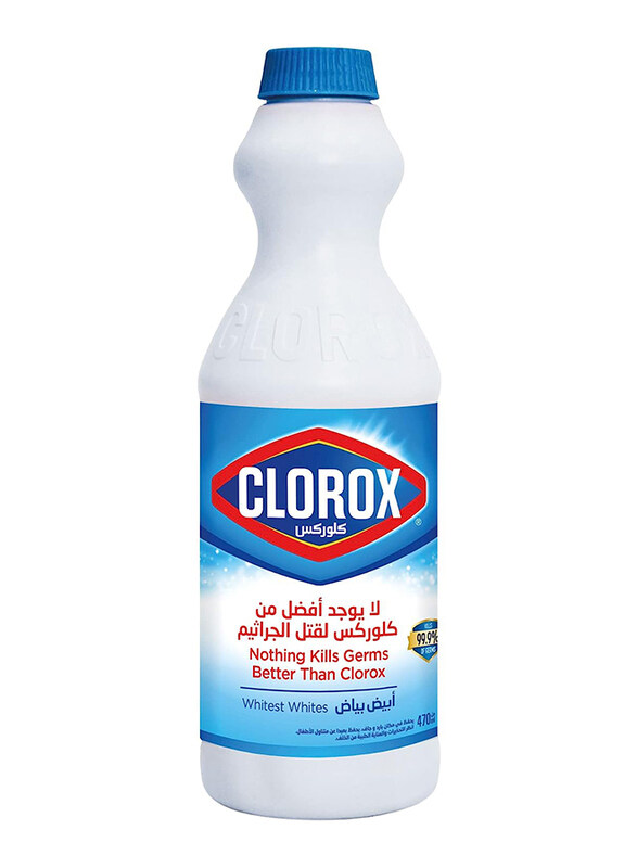 

Clorox Bleach Liquid Original Scent Household Cleaner and Disinfectant, 470ml