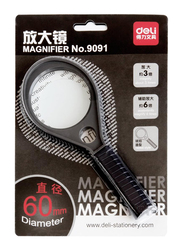 Deli Magnifier, 55mm, E9091, Black