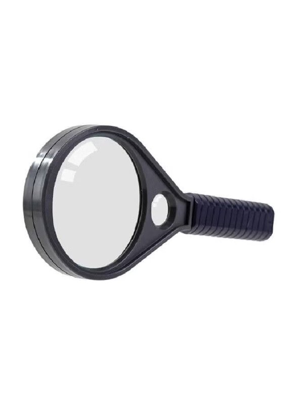 Deli 75mm Magnifying Glass, Black/Clear