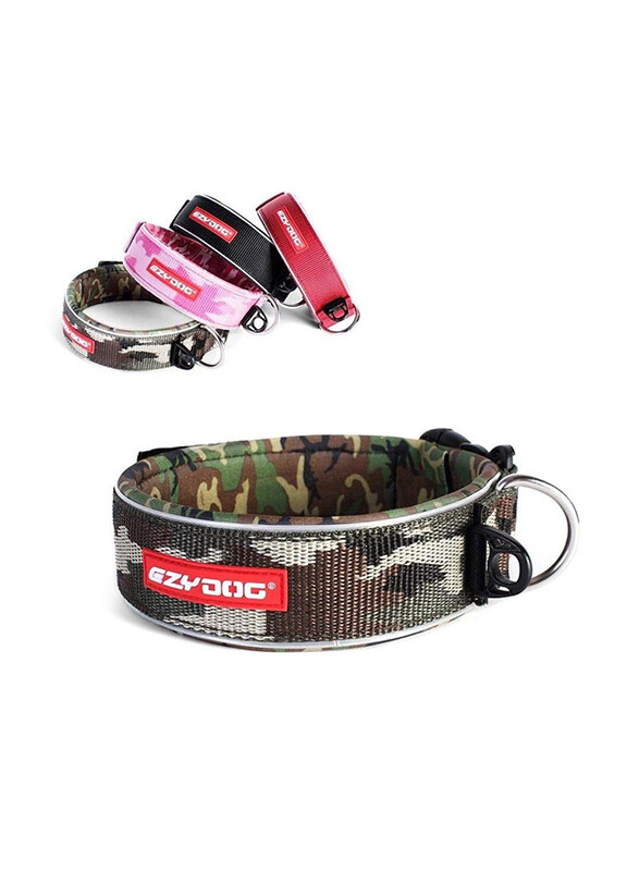 

Ezydog Extra Wide Neo Dog Collar, XL, Green/Camouflage