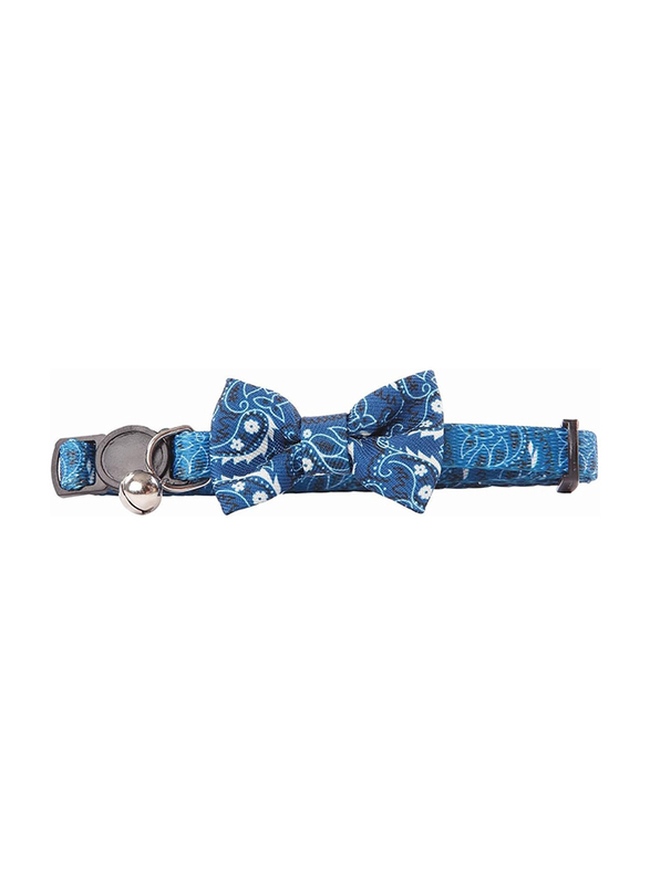 Pawise Cat Collar With Bowknot, Blue