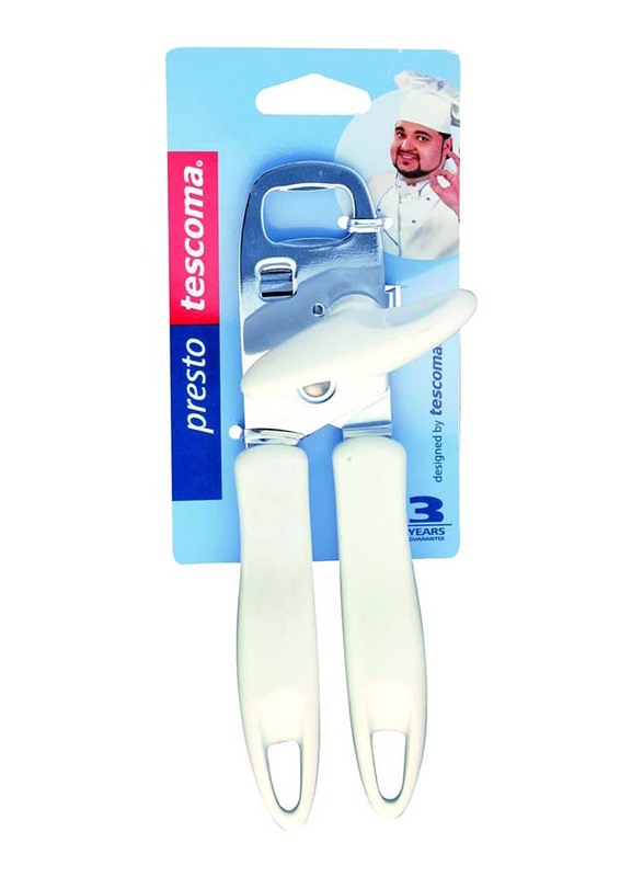 Tescoma Can Opener, Steel/White