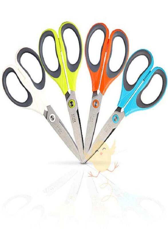

Deli 170mm Scissors with Rubber Handle, Assorted Colour