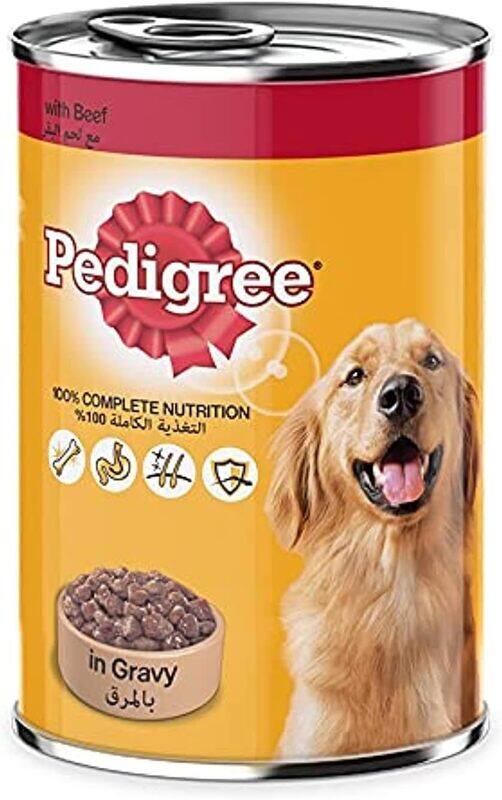 

Pedigree, Beef Chunks In Gravy Wet Dog Food, 400g