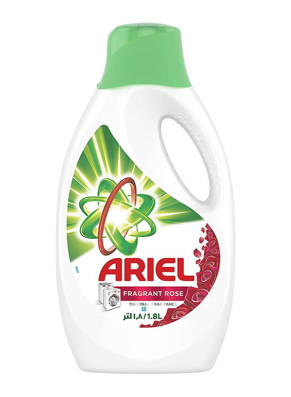 

Ariel Automatic Fragrant Rose Scent Laundry Liquid Detergent, 1.8 Liters
