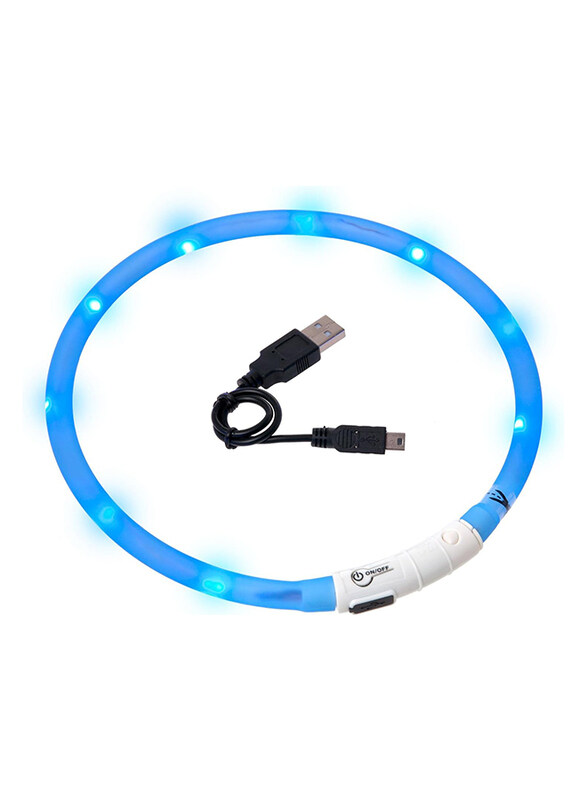 

Karlie Flamingo Visio Light LED Hose Collar, 70cm, Blue