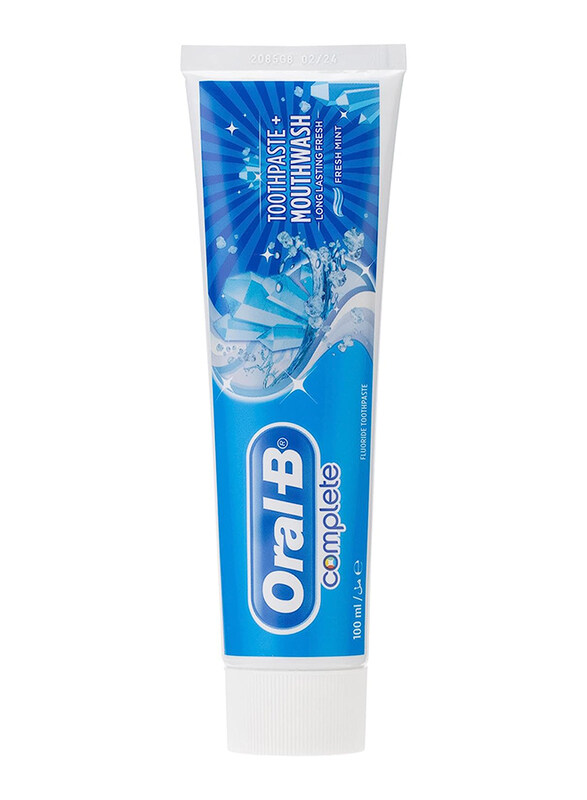 

Oral B Mint Fresh Complete Mouthwash Toothpaste, 100ml