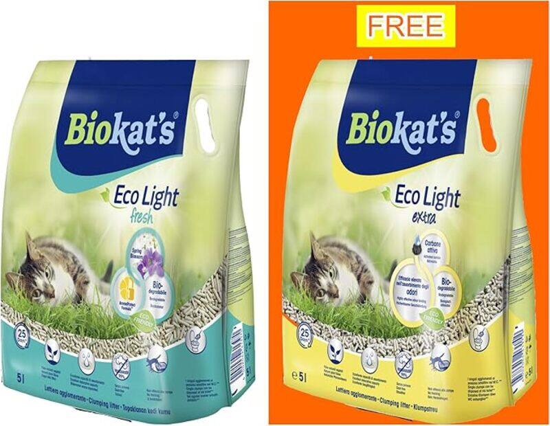 

Biokat's Eco Light Fresh Spring Blossom 5 Lt + Eco Light Extra 5Lt FREE