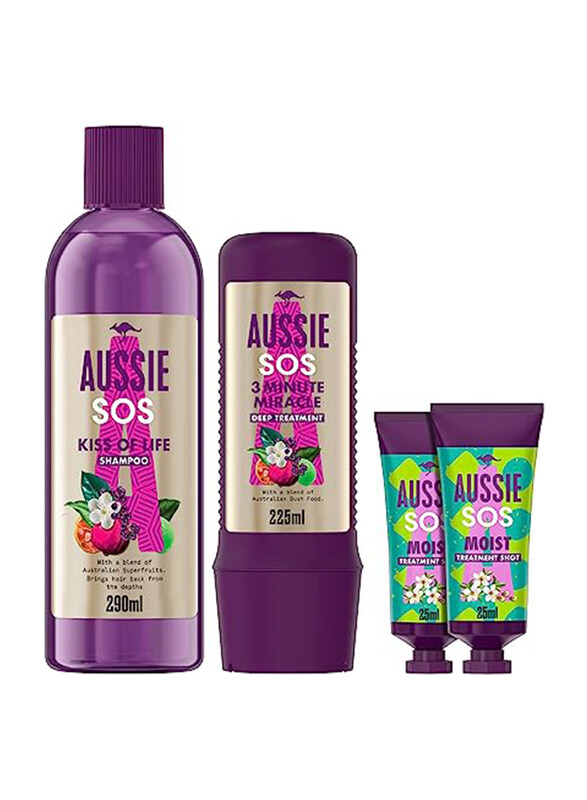 

Aussie Hair Care Sos Bundle for Dry Hair, 4 Pieces