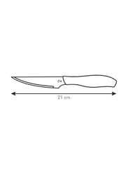 Tescoma 10cm Sonic Steak Knife, 862018, Silver/Black
