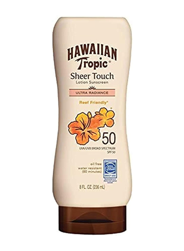 Hawaiian Tropic Sheer Touch Lotion SPF 50 Sunscreen, 236ml