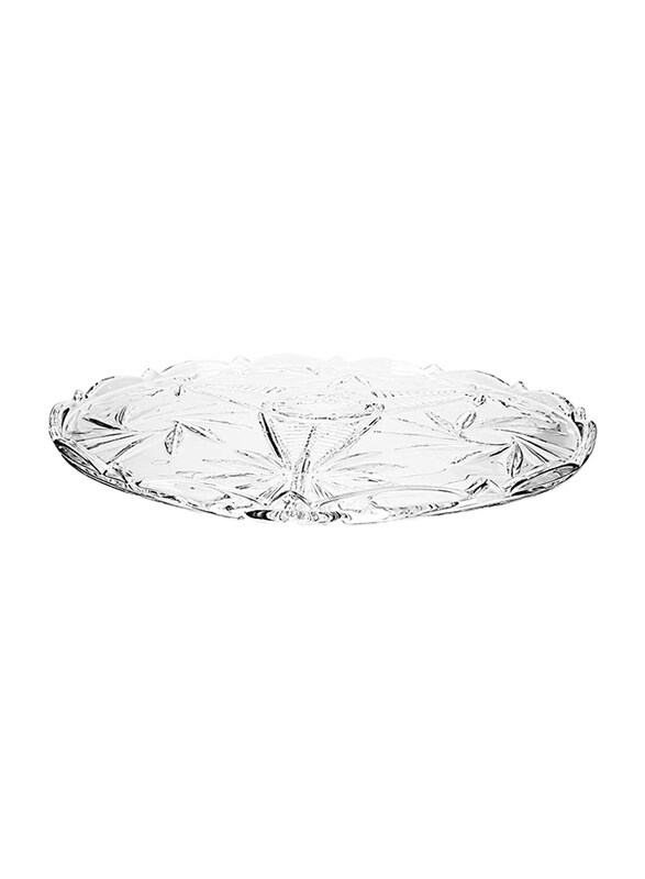 

Bohemia 31cm Plate Pinwheel Nova, 69002, Clear