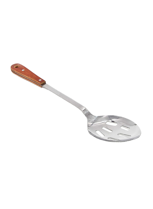 New Corporation 34cm Stainless Steel Slotted Spoon, Multicolour