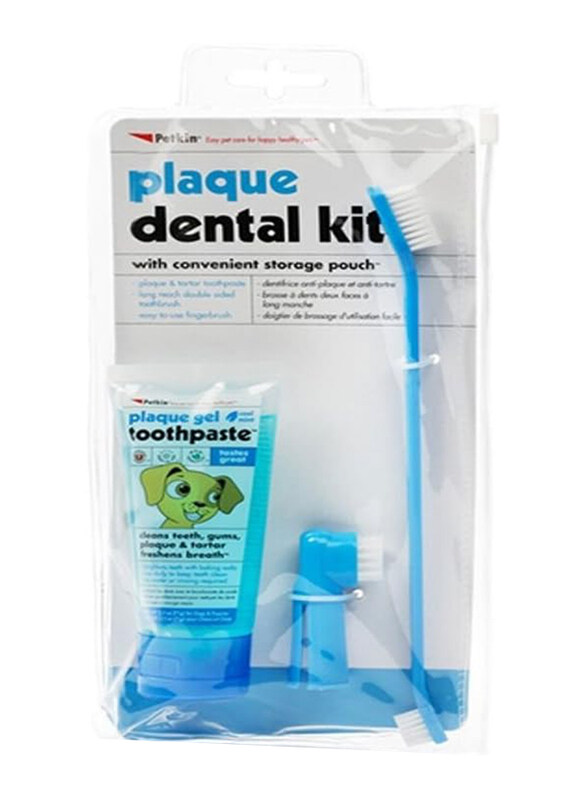 

Petkin Plaque Dental Kit for Dogs, Multicolour