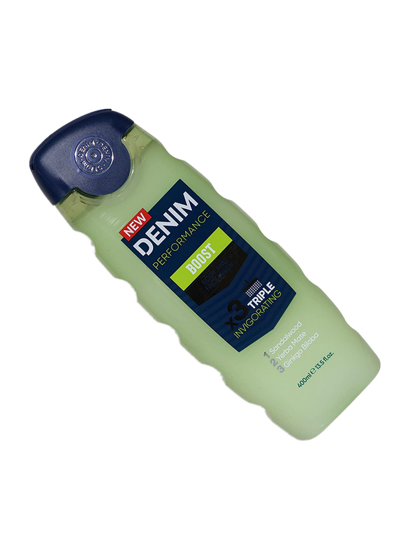 Denim 2-in-1 Body & Face Wash Energy, 400 ml