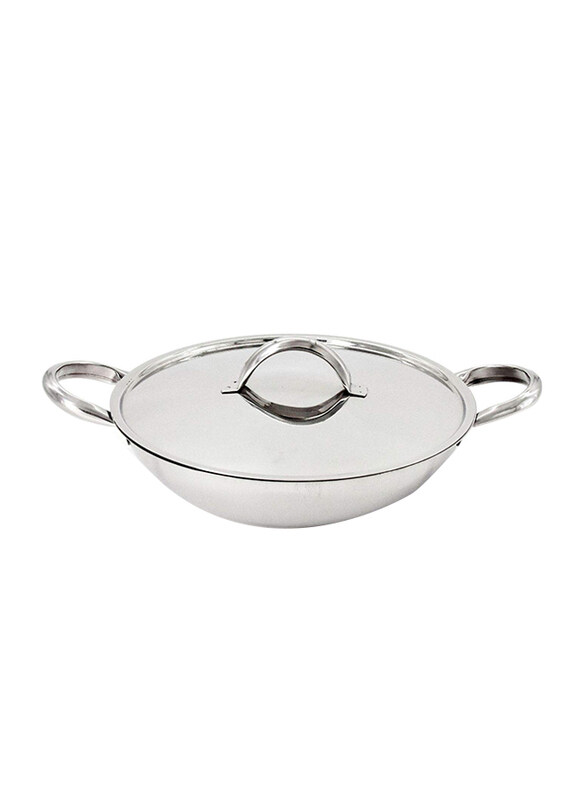 

Venus 20cm Round Dish with Lid, RDS-2142, 20x20x5 cm, Silver