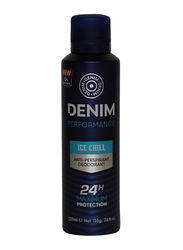 Denim Ice Chill Anti-Perspirant Deodorant, 225 ml