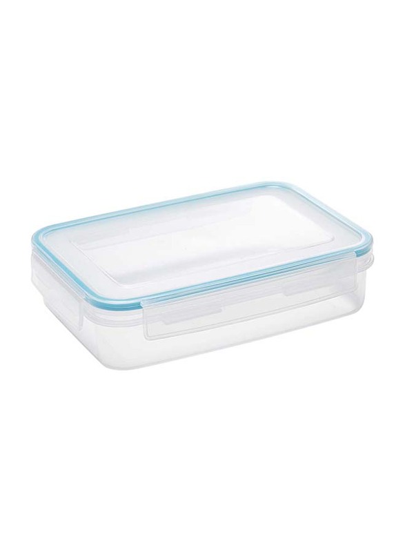 Addis Clip & Close Rectangle Food Container, 1.1L, Clear