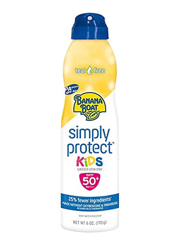 Banana Boat 170 gm Simply Protect Kids Sun Protection Lotion Spray with Spf50