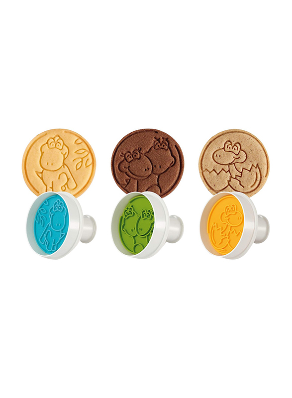 

Tescoma 3-Piece Dinosaur Delicia Cookie Cutter, Multicolour