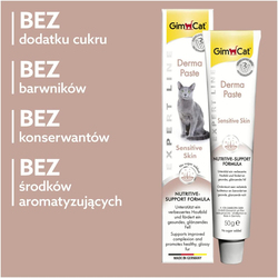 Gimcat Derma Paste for Cat, 50g, White