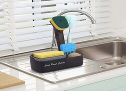 Rahalife Multifunctional Kitchen Dish Soap Dispenser with Sponge Holder and Sponge Soap Pump, Multicolour