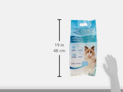 Silica Clean Crystal Cat Litter, 2 Kg, White