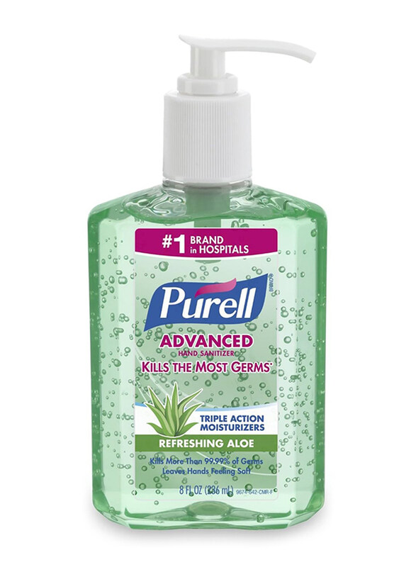

Purell Advanced Hand Sanitizer Bottle Pump with Aloe, 2 x 8Oz