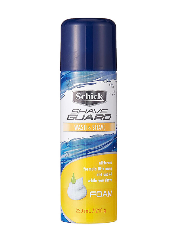 

Schick Wash & Shave Guard Foam for Men, 220ml