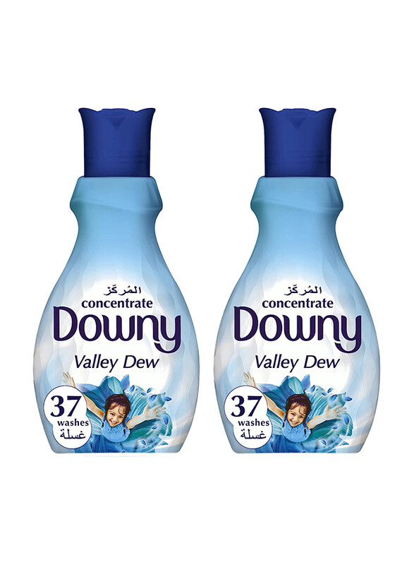 

Downy Valley Dew Concentrate Fabric Softener, 2 x 1.5 Liters