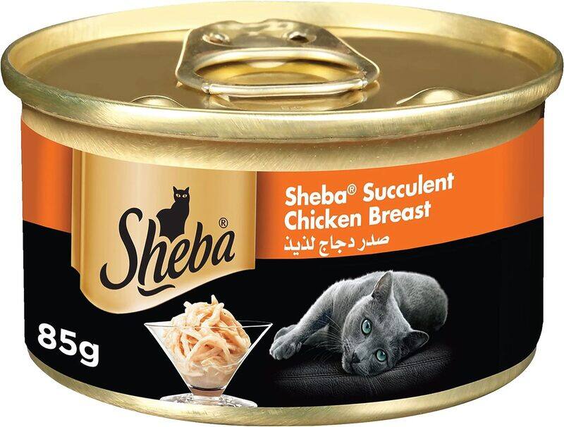 

Sheba Succulent Chicken Breast Cat Food, 85g