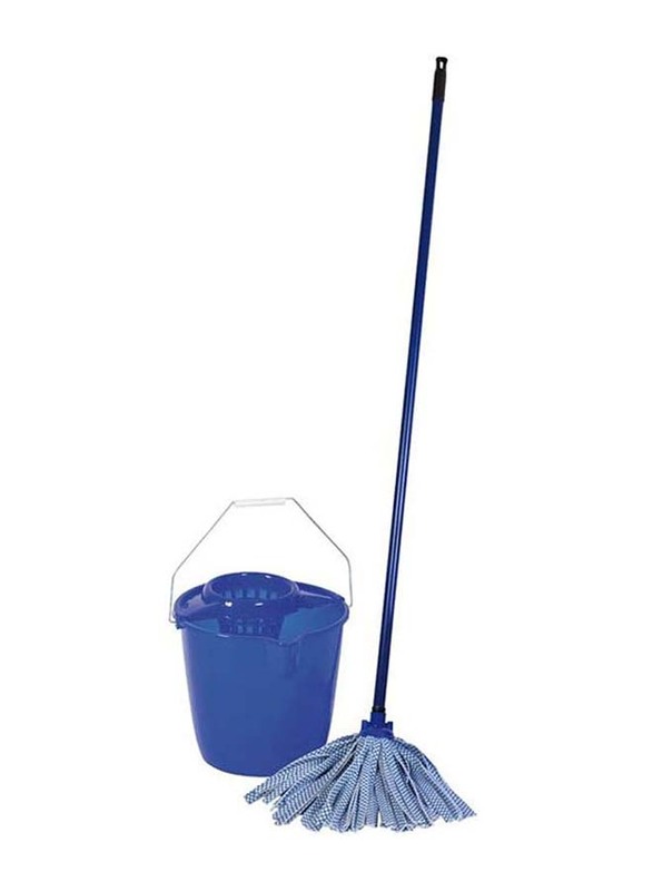 Rival Cleaning Mop with Bucket, 2 Pieces, 552000, Blue