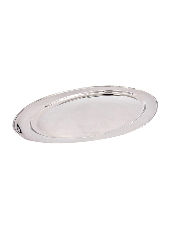 Venus 60cm Oval Platter Ss 202, Op-0758, Silver